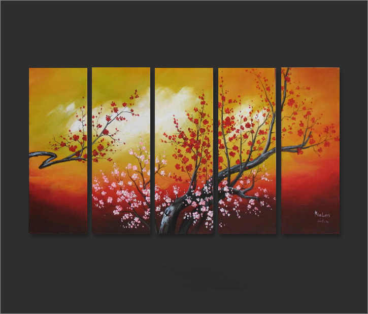 Dafen Oil Painting on canvas flower painting -set662